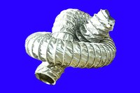 High Temperature Fabric Hose - Color: Yellow/off White