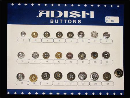 Metal Fancy Button AD M-101