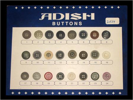 Polyester Buttons with Brand Name 2624