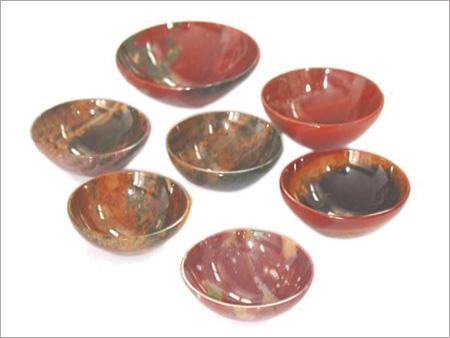 Assorted Bloodstone and Jasper Bowls