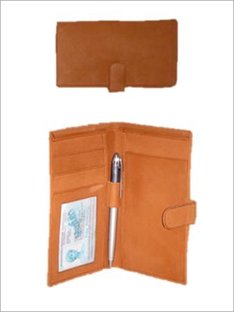 Leather Wallets with Pen Holder