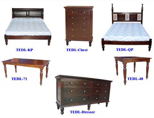 TEDL Collection(Wooen Chest/ Dresser/ Beds)