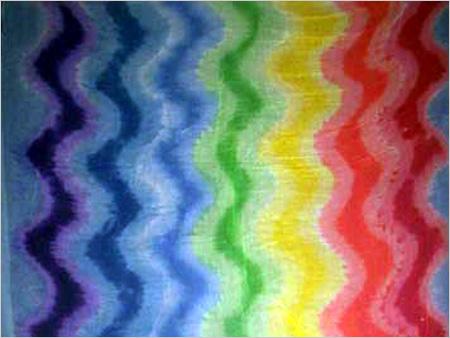 Rainbow tie dye curtain