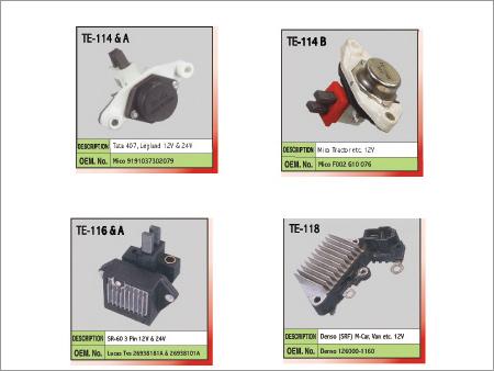 TE-114, TE-114B, TE-116, TE-118 Regulator