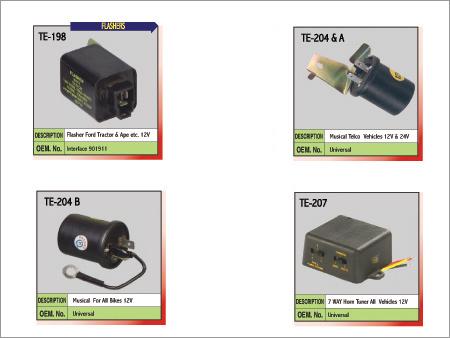 TE-198 TE-204 TE-204B Flasher and TE-207 Melody Relay