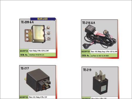 TE-209, TE-216, TE-217, TE-219 Electronic Relay