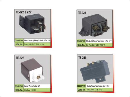 TE-222 TE-223 TE-225 Electronic Realy and TE-253 Glow Plug Timer