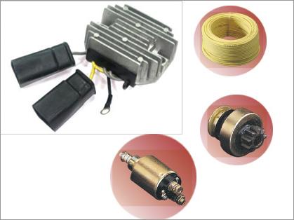 Regulator Apey New Model, PVC Insulated Cable, Bendix Assembly and Solenoid Switch