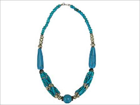 Necklace - Beaded 18 Inches Teal, 8-10mm Beads, Lobster Clasp | Elegant Design, Durable Material, Comfortable Wear
