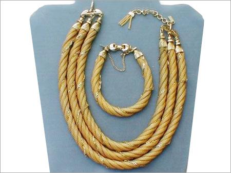 Set Monet Gold Rope