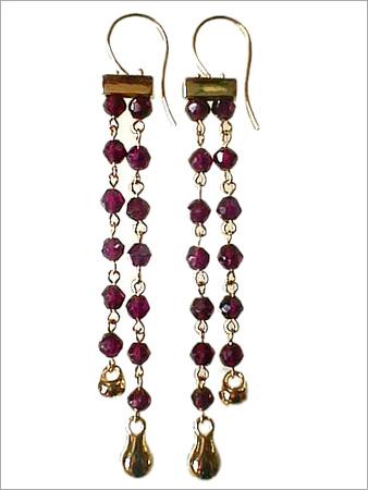 Garnet Earring
