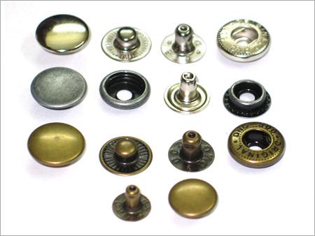 Metallic Jeans Button