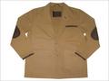 Cotton Canvas Jacket With Polysuede 