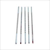 Laboratory Thermometers - Glass, Various Lengths, Red | Mercury/toluene, Accurate Measurement, Lightweight Design, Multiple Temperature Ranges