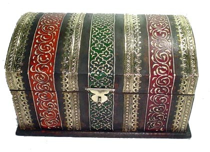 Wooden Box with embossed Set/3