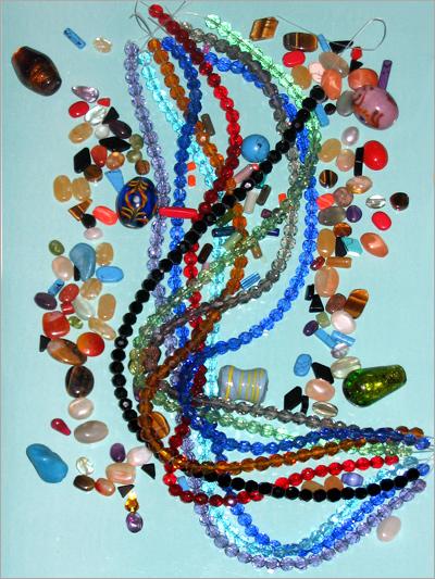 Glass Beaded Semi Precious Accessories