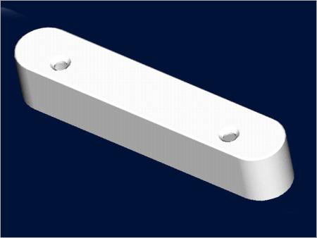 Magnetic Switch - ABS Plastic 50x15x10 mm White, 5V DC, 5 mm Switching Distance | Proximity Sensing, Non-Contact Operation, IP65 Rated