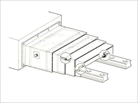 Telescopic Cover - 2Mm-3Mm Thickness, Heavy Duty Steel Sheet | Custom Built for CNC Machines, Various Shapes, Walk-On Type, High Speed Cover