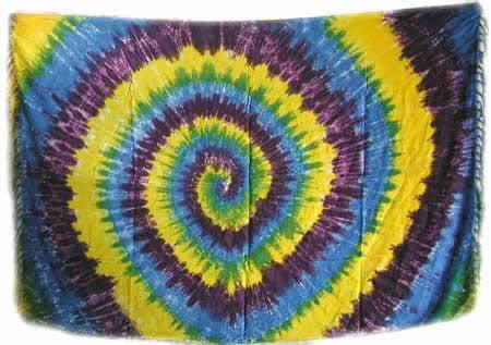 Multicolour tie dye pario