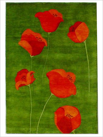 Mukhy Green Melon Tufted