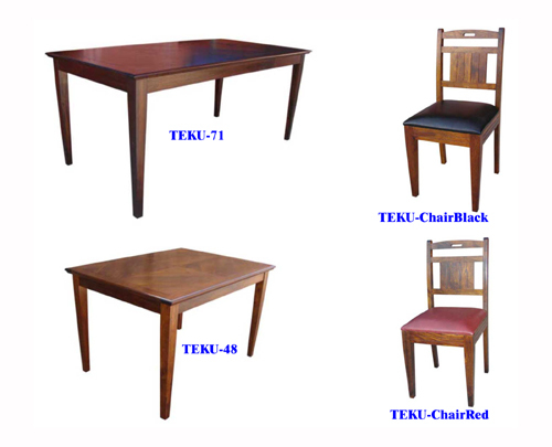 TEKU Collection( Wooden chairs/ Tables)