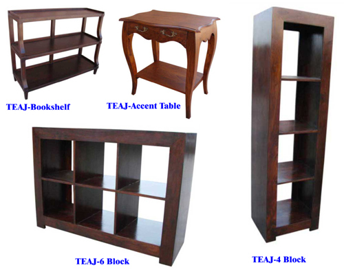 AJMER Collection(bookshelf/ Accent table/Racks)