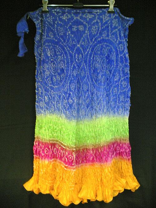 Silk Tie&Dye (Bandhani) Skirt