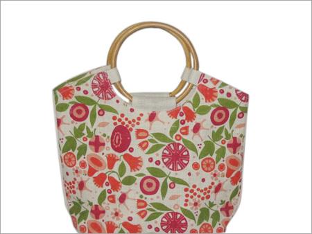 Jute Printed Shopping Bag