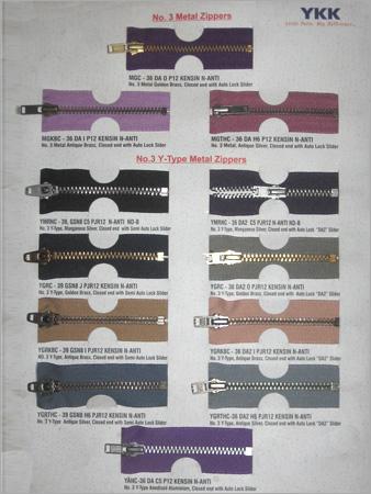 Metal Zipper