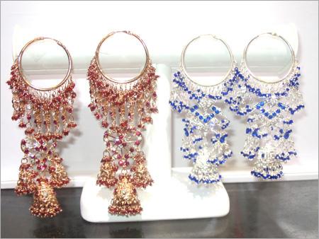 Fancy jhumka bali's with sarvoski stone