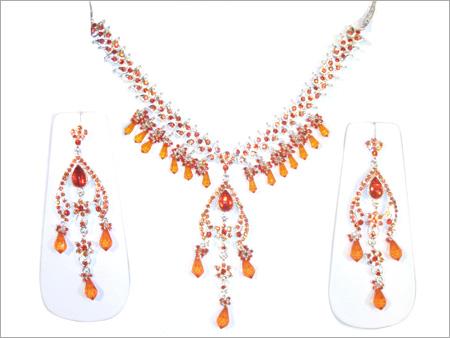 Silver platted with stone and semi crystals
