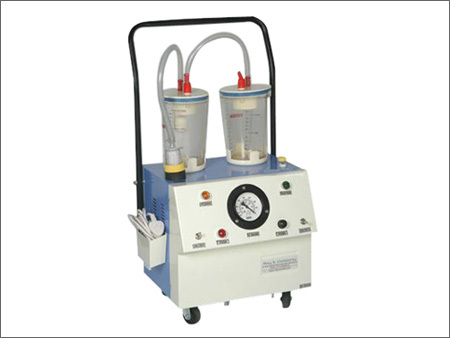 Suction Machine - Plastic Metal, 50x40x70cm | High Suction, Noise-Free, Portable, Two Containers