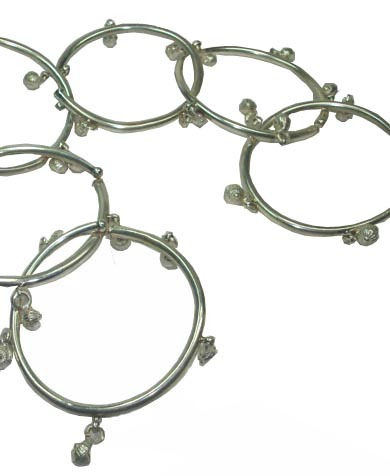 Silver Plain Baby Anklets