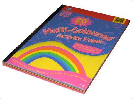Multicolored Activity Paper