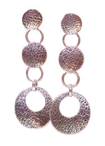 Silver Plain Earring