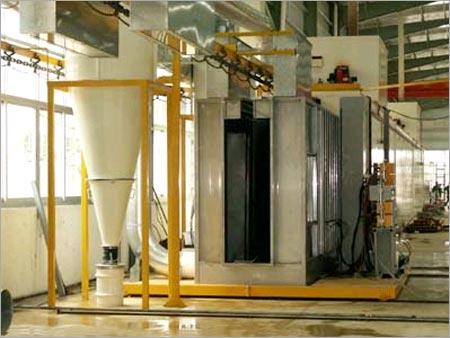Powder Collection in Powder Coating Booth