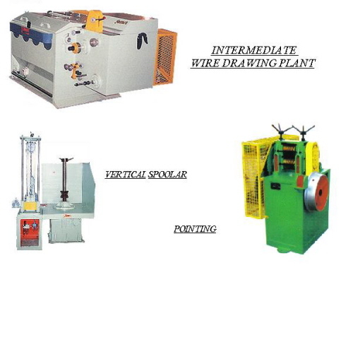 Intermidiate wire drawing plant