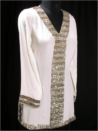 Designer Crepe Kurti