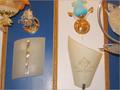 Wall Basket & Ceiling Light