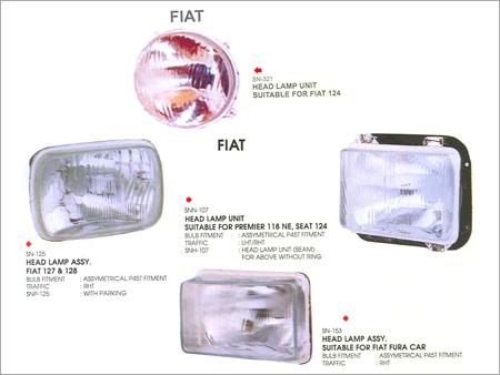 Head Lamps Suitable for Fiat