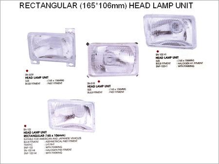 Rectangular Head Lamp Unit