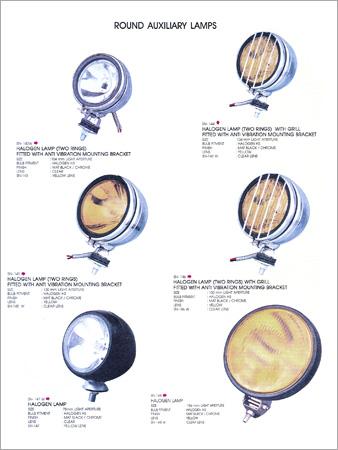 Round  Auxiliary Lamps
