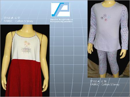 Cotton Jersey Fabric-Ladies Dress