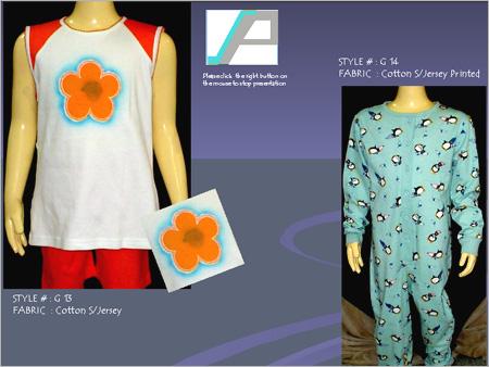 Cotton Jersey Printed Fabric-Ladies Dress