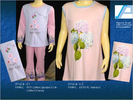 Cotton Spandex & PC Interlock Fabric-Ladies Dress