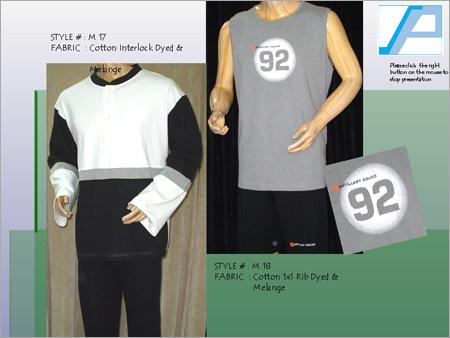 Cotton Dyed Melange & Cotton Rib Dyed Fabric-Ladies Dress