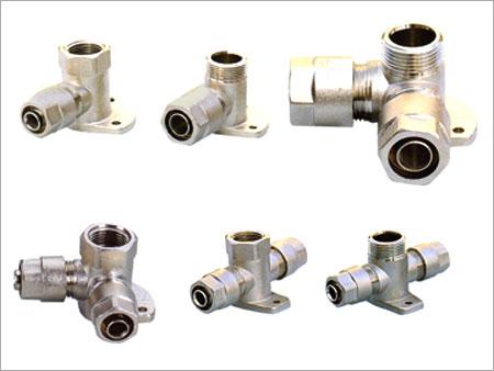 Round Wall Plated Elbow and Tee