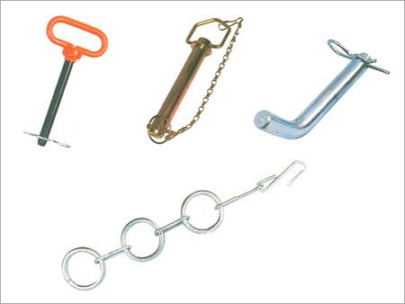 Red Handle Hitch Pin, Fold Over Hitch Pin, Bent Hitch Pin
