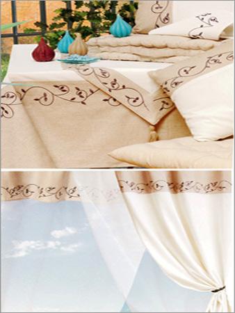 Bed Linen - Cotton Various Dimensions Beige | Soft Comfort Embroidered Style Durable Fabric Easy Care Perfect Fit