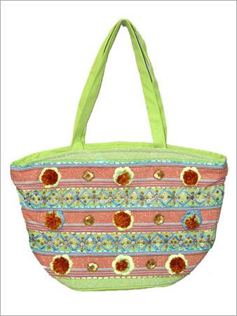 Woven Strip Bag